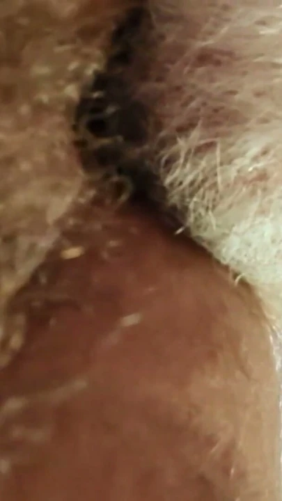 Daddy feasting on a beautiful hairy hole | Klip 1