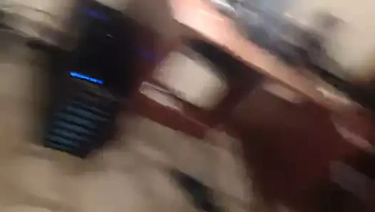 Güzel çift üzerinde web kamerası