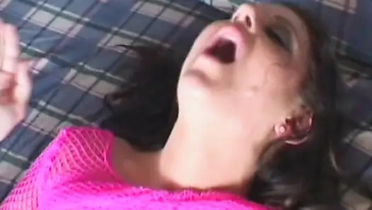 Mükemmel Fransız genç kız çifte penetrasyon üçlü seks yapıyor