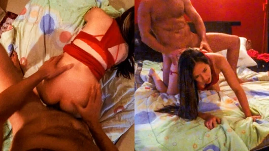 Gerçek Kolombiyalı bebek domaltarak sikiyor