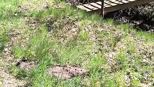 Tits banging on high stand