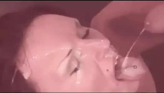 Büyük yüze boşalma!