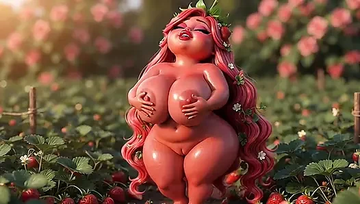 "Tatlı çilekli ama güzel sürtük - edepsizce konuşuyor ve götünü oynatıyor 🍓"