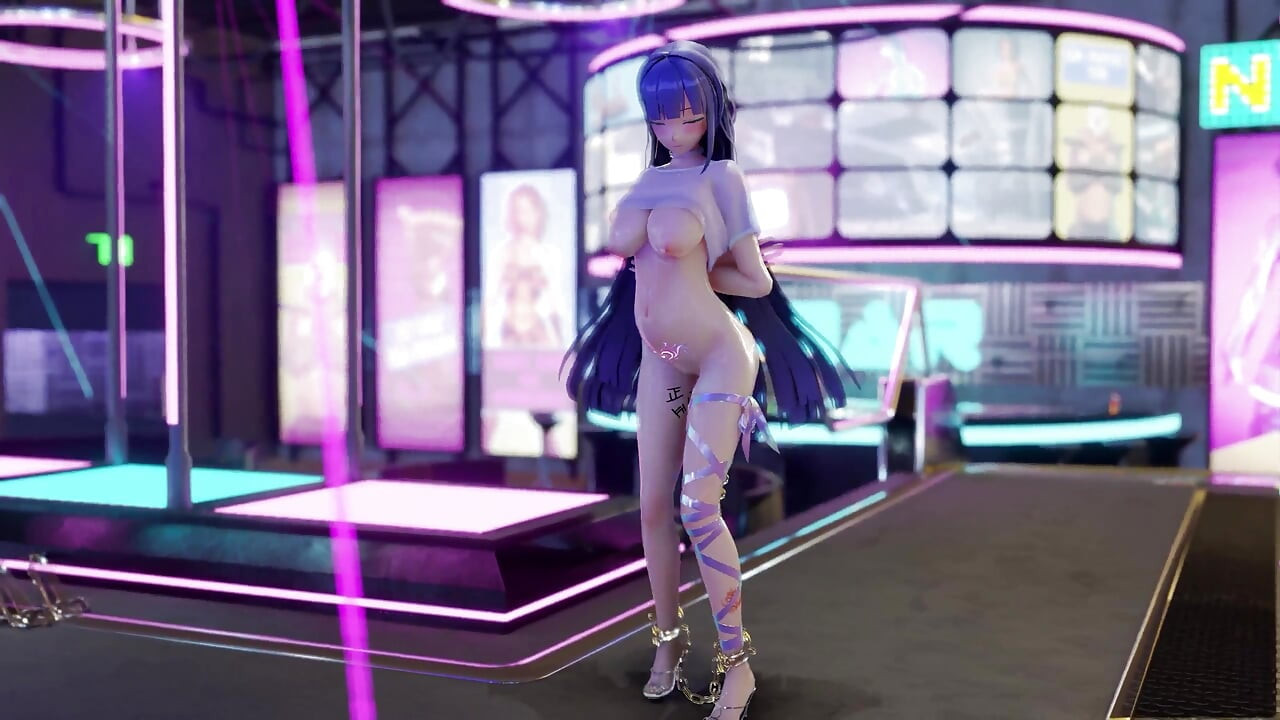 [MMD] Thunderbolt güzel kız r18 hamilelik müstehcen mini etek anal tıkaç + eevee butik çıplak dans