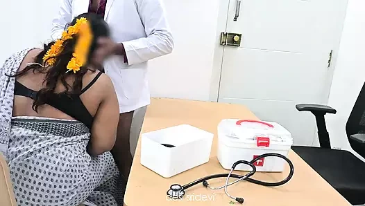 Indian horny doctor got a nice blowjob from a patient lady