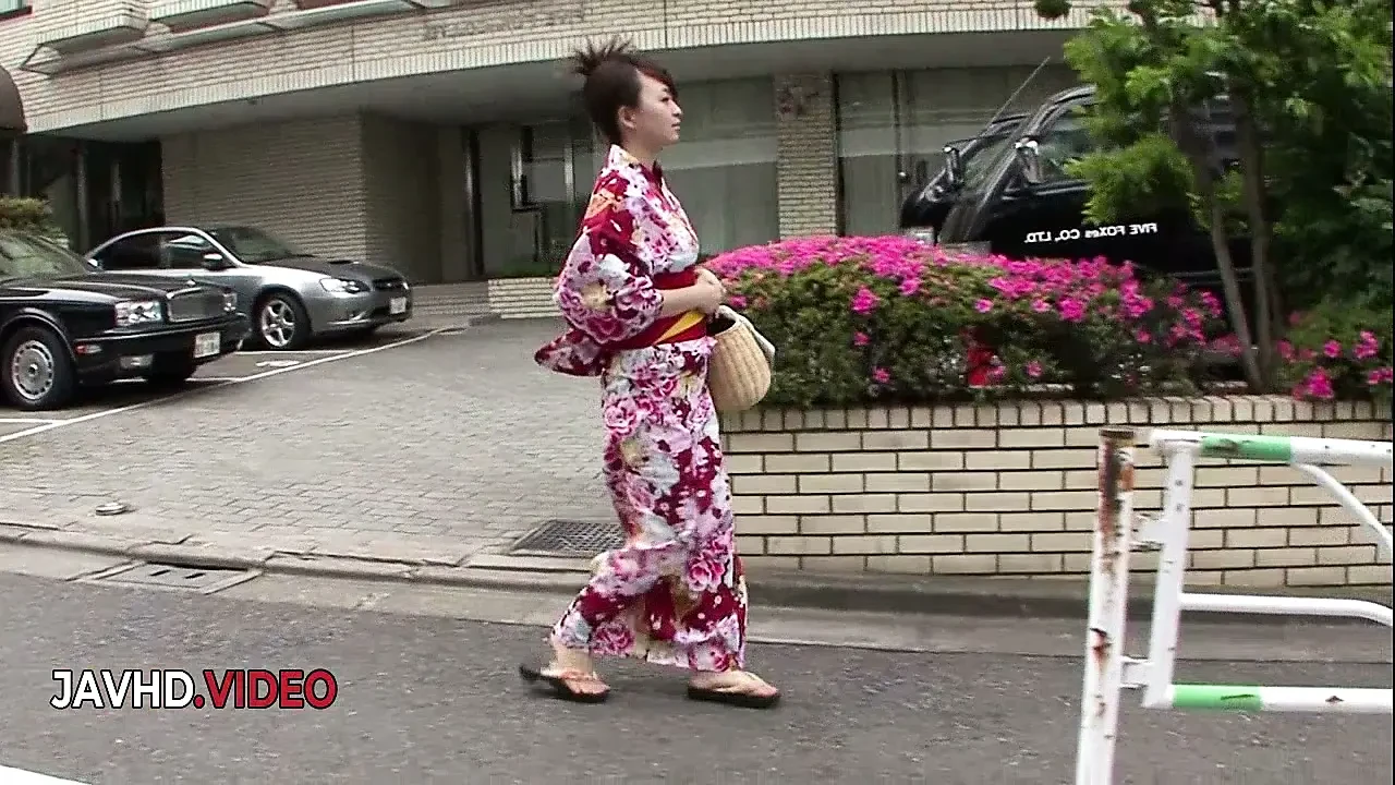 Nozomi Hazuki's Intimate Kimono Encounter Ends with a Creampie