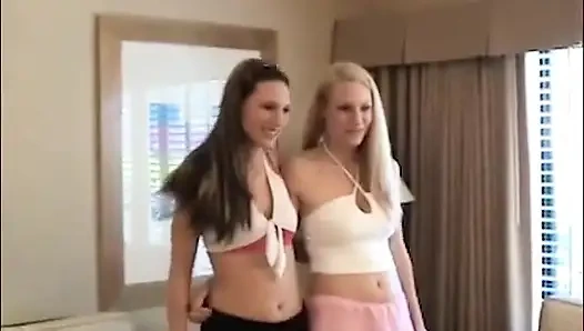 Mandi ve Kristina - fotoğraf çekimi - kamera arkası