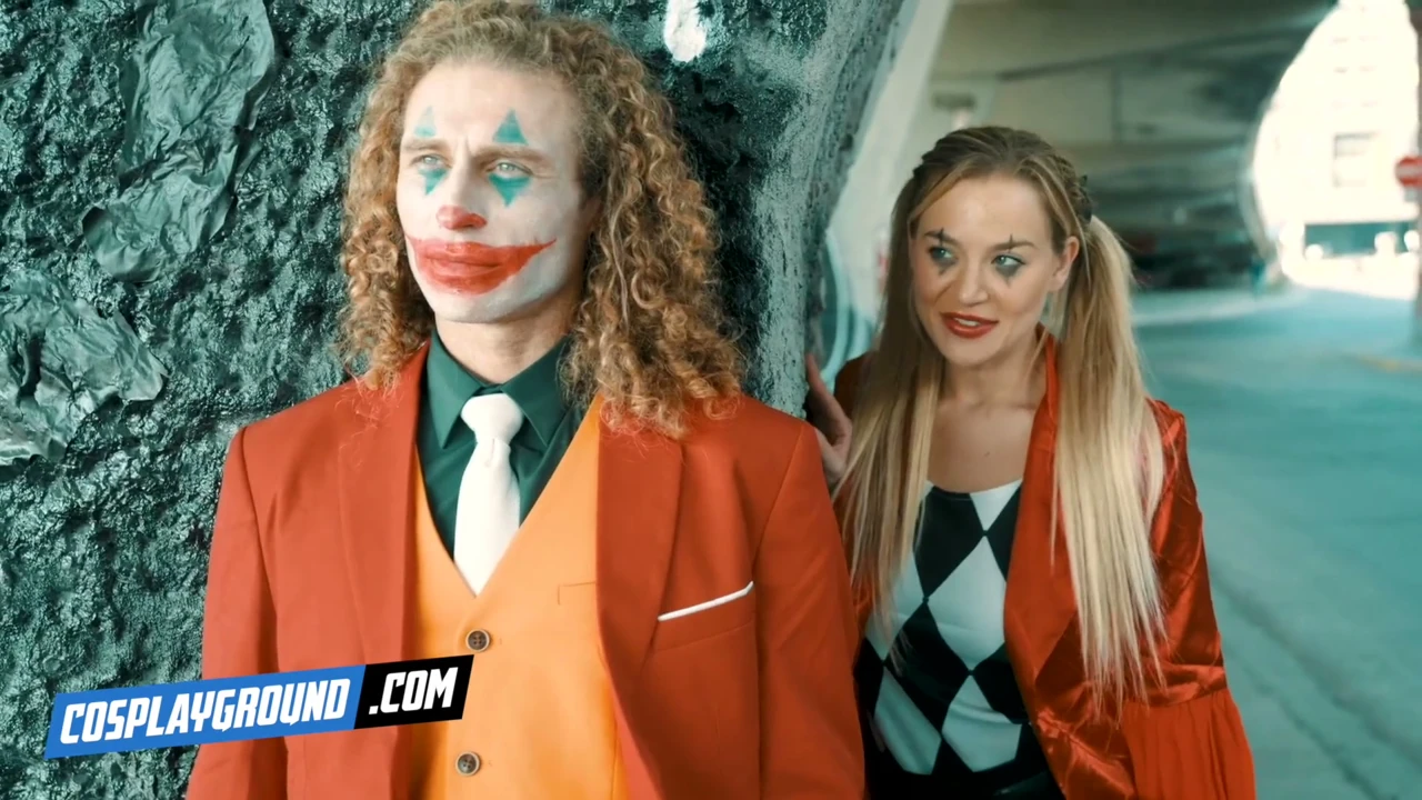 Blake Blossom as Harley Quinn Drains The Joker’s Hard Cock – Joker Porn Cosplay Parody