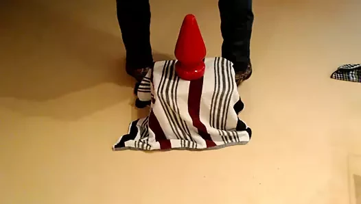 Kovboy büyük buttplug sürme