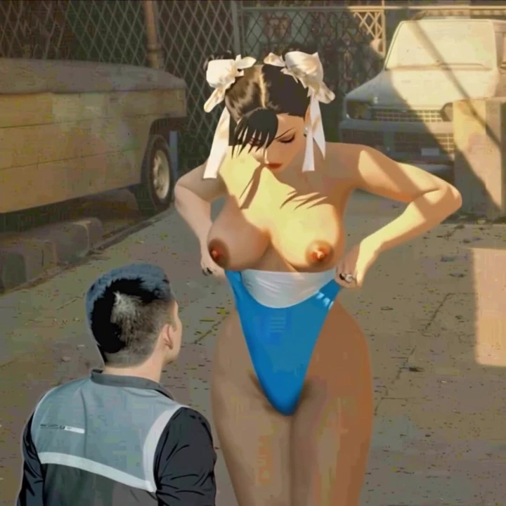 Azgın chun li amının yailmesini istiyor