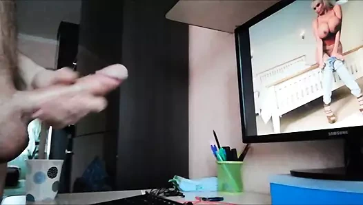 Jerk off Sandra Star