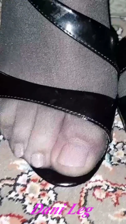 Seksi kalçalı dani bacak yüksek siyah 2 renkli külotlu çorap