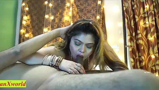 Ofis patronu güzel kız arkadaşımı sikiyor! Hintli patron seks