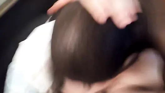 Seksi esmer sikikleri bir güzel büyük siyah horoz