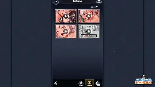 Ep3: Mihime-sama'nın şehvetli spa oyunu: üçüncü h sahnesi kilidi açıldı - kralı