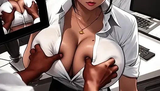 Seksi sekreterler patronların yarağını emiyor