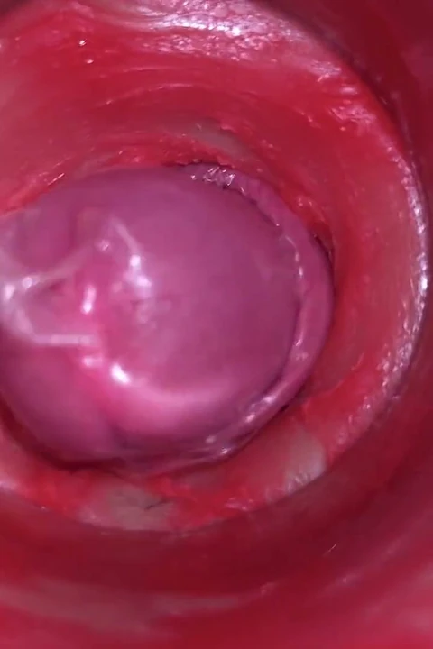 Amcığın içindeki kamera - amına güçlü boşalma! En iyi iç asmr