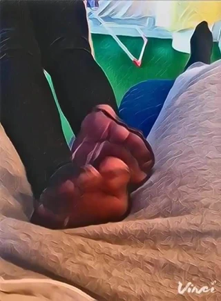 tease siyah naylon çorap