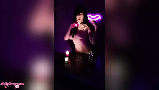 Seksi kaltak sulu kamerada mastürbasyon - cadılar bayramı