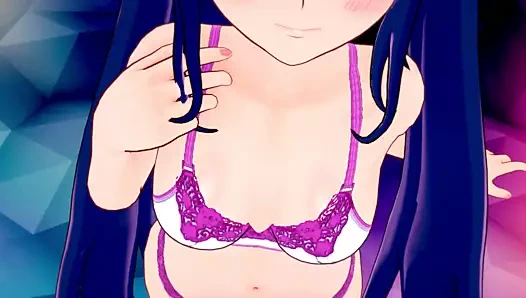 Büyük memeli ve tatlı kıçlı peri kuyruklu sürtükler.