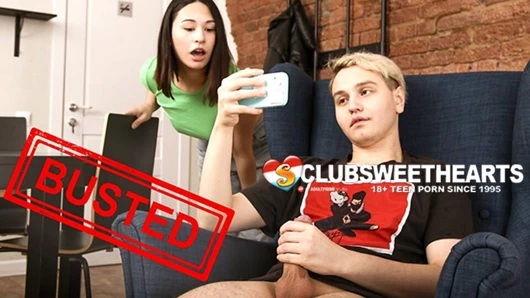 Erkek arkadaşımı porno izlerken yakaladım! ClubSweethearts tarafından