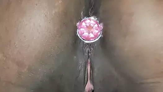 anal plug ile fransız abanoz twerk