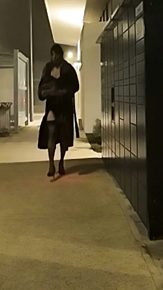Şehirde crossdresser