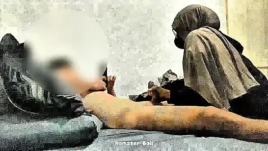 Malay Hijab Stepsister VS Big Cock Desi Stepbrother