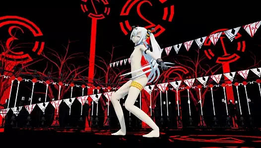 Seksi gayri resmi kız, erotik dans, kıyafetsiz striptiz