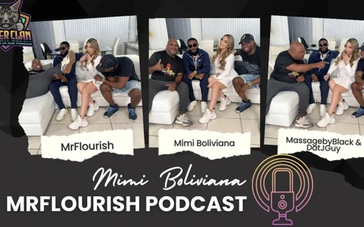 Güney Amerikalı yetişkin süperstar Mimi Boliviana'nın yer aldığı Mrflourish podcast