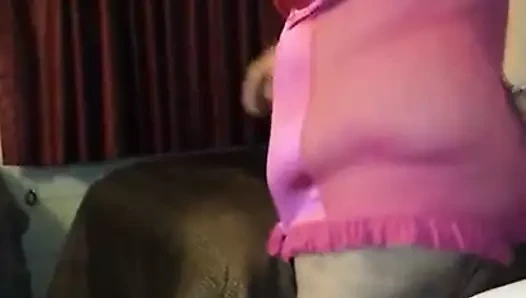 Karısıyla sikişen başka bir büyük zenci boğa #1