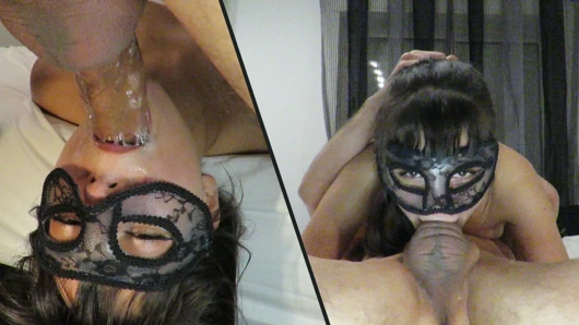 SÜPER ıSLAK VE YUTUYOR!