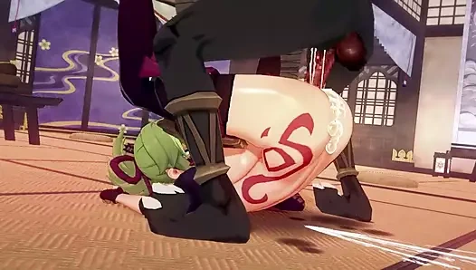 Koro22 ateşli 3 boyutlu seks hentai derlemesi -78