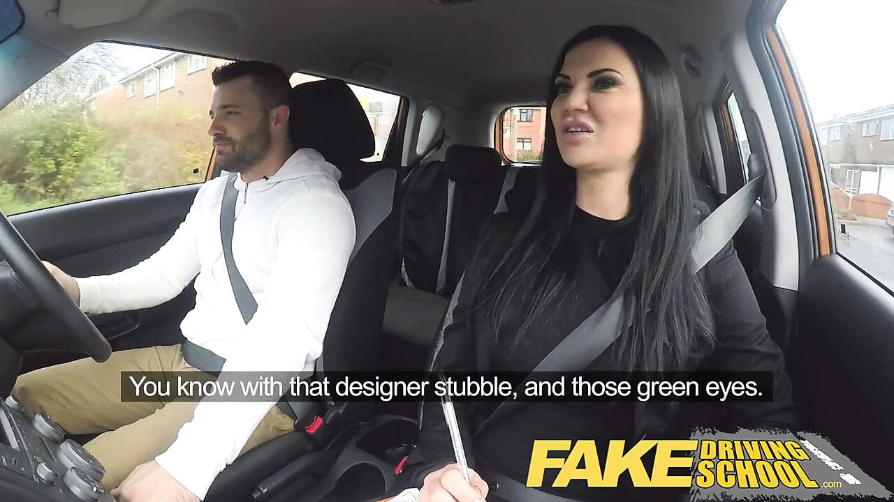 Sahte sürüş okulu jasmine jae tamamen çıplak seks içinde bir araba