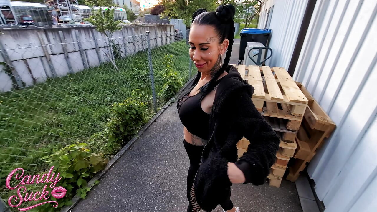 SLUT DOESN'T WANT A WARNING, SO SHE LETS THE BOSS FUCK HER CANDYSUCK
