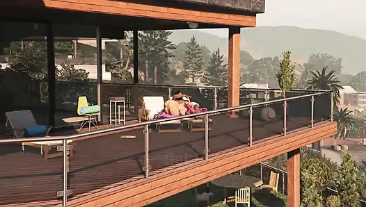 GTA V Franklin Clinton x Premium Pink Boots Lady (3D Animation) (FULL)