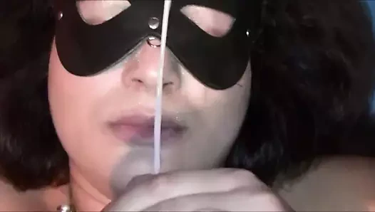 Bbw yüz 32 içinde mask pov