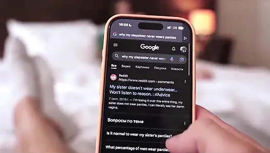 Üvey erkek kardeşimden erkek arkadaşım için çıplaklar için yardım istemesi yüzüme boşalmayla sona erdi