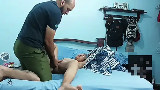 Another day at home with you, that delicious milk in my throat, I love swallowing it.