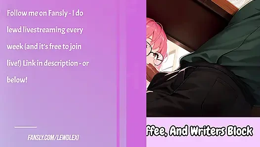 Güneş elbisesi, gözlük, kahve ve yazarın bloğu - erotik sesli rol yapma