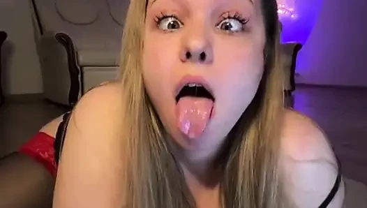 Jucielussie ile seksi çoraplı mastürbasyon