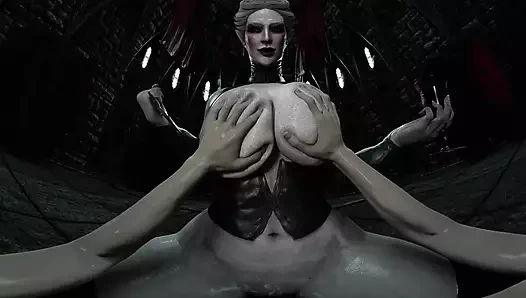 Şeytan tanrıçası insan tarafından sikiliyor