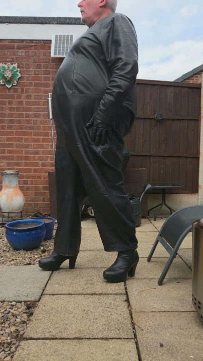Leather Jumpsuit