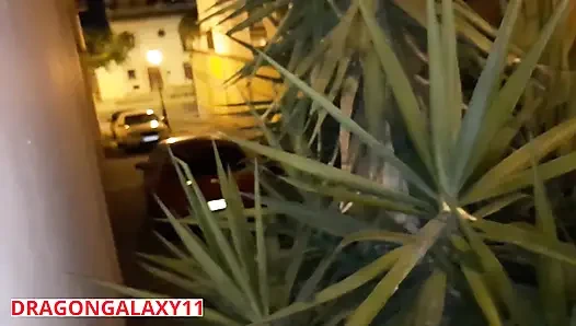(Riskli Halka Açık) Seksi latin kolejli sokakta anal seks ve dölleme bakış açısı