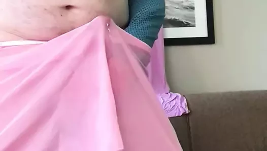 Parlak pembe eteğime boşalırım