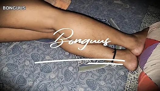 Desi Aunty sharing bed when Husband is not at home Hairy Pussy Fucking