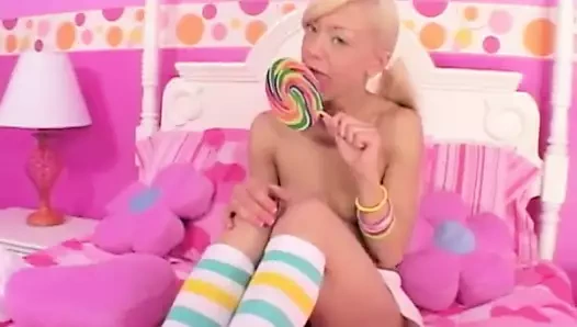 Lil lexy sürtme kedi kullanma lollipop Mastürbasyon kedi