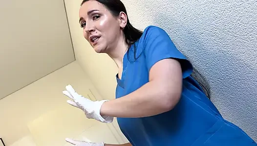 He Came Twice On The Massage Table - Handjob & Blowjob