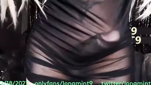 Sevimli longmints monter yarak boşalması