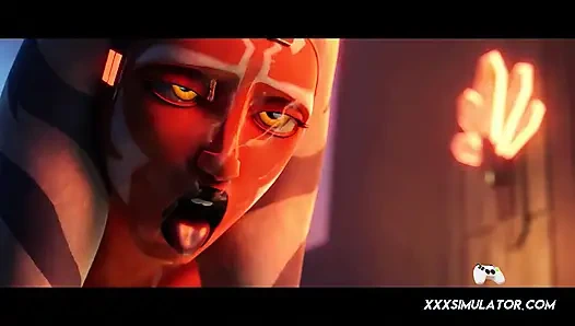 Bir canavarla ilk kez sert bir anal döllenmeye dönüşüyor